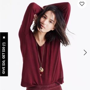 Madewell‎ Northlight Merino wool Pullover Sweater